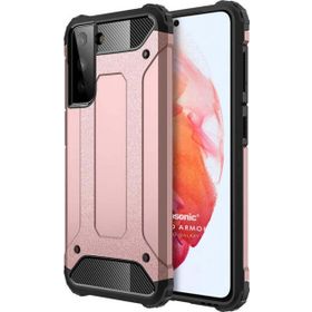 Microsonic Samsung Galaxy S22 Plus Rugged Armor Rose Gold Cep Telefonu Kılıfı