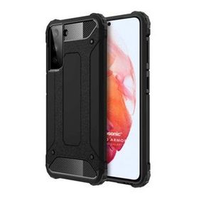 Microsonic Samsung Galaxy S22 Plus Rugged Armor Siyah Cep Telefonu Kılıfı