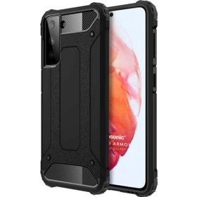 Microsonic Samsung Galaxy S22 Plus Rugged Armor Siyah Cep Telefonu Kılıfı
