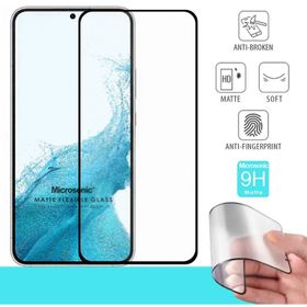 Microsonic Samsung Galaxy S22 Plus Seramik Matte Flexible Siyah Ekran Koruyucu