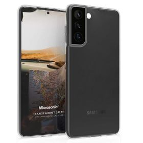 Microsonic Samsung Galaxy S22 Plus Transparent Soft Beyaz Cep Telefonu Kılıfı