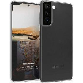 Microsonic Samsung Galaxy S22 Plus Transparent Soft Beyaz Cep Telefonu Kılıfı