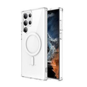 Microsonic Samsung Galaxy S22 Ultra MagSafe Clear Soft Şeffaf Cep Telefonu Kılıfı