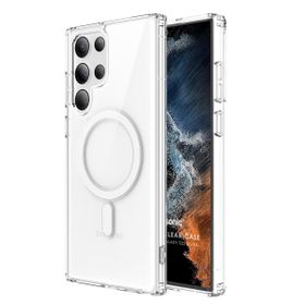 Microsonic Samsung Galaxy S22 Ultra MagSafe Clear Soft Şeffaf Cep Telefonu Kılıfı