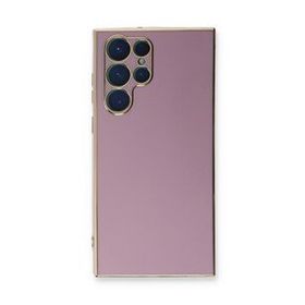 Microsonic Samsung Galaxy S22 Ultra Olive Plated Lila Cep Telefonu Kılıfı