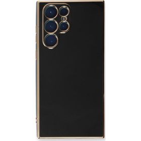 Microsonic Samsung Galaxy S22 Ultra Olive Plated Siyah Kılıf