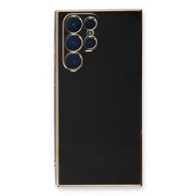 Microsonic Samsung Galaxy S22 Ultra Olive Plated Siyah Kılıf