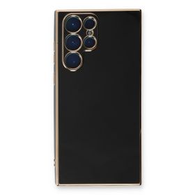 Microsonic Samsung Galaxy S22 Ultra Olive Plated Siyah Kılıf