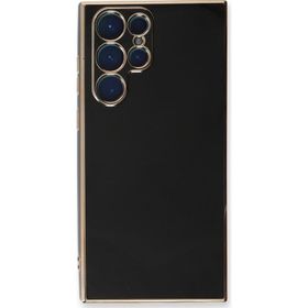 Microsonic Samsung Galaxy S22 Ultra Olive Plated Siyah Kılıf