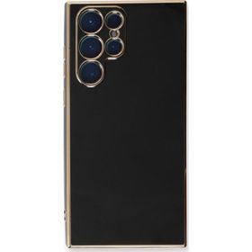 Microsonic Samsung Galaxy S22 Ultra Olive Plated Siyah Kılıf