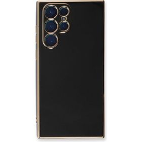 Microsonic Samsung Galaxy S22 Ultra Olive Plated Siyah Kılıf