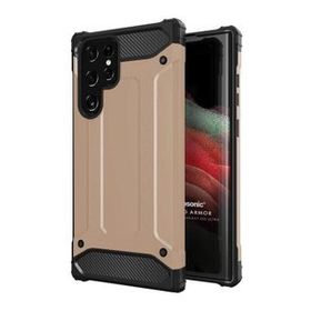 Microsonic Samsung Galaxy S22 Ultra Rugged Armor Gold Cep Telefonu Kılıfı