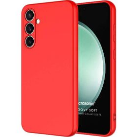 Microsonic Samsung Galaxy S23 FE Groovy Soft Kırmızı Kılıf