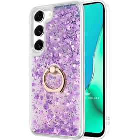 Microsonic Samsung Galaxy S23 Plus Glitter Liquid Holder Mor Kılıf