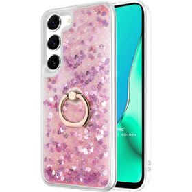 Microsonic Samsung Galaxy S23 Plus Glitter Liquid Holder Pembe Kılıf