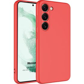 Microsonic Samsung Galaxy S23 Plus Groovy Soft Kırmızı Kılıf