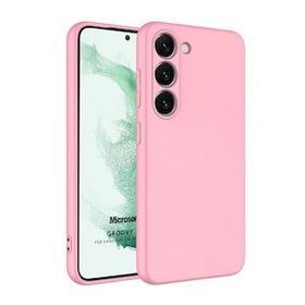 Microsonic Samsung Galaxy S23 Plus Groovy Soft Pembe Kılıf
