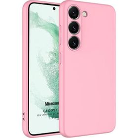 Microsonic Samsung Galaxy S23 Plus Groovy Soft Pembe Kılıf