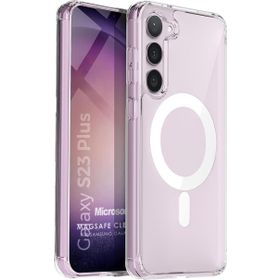 Microsonic Samsung Galaxy S23 Plus MagSafe Clear Soft Şeffaf Cep Telefonu Kılıfı