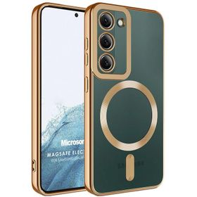Microsonic Samsung Galaxy S23 Plus Magsafe Luxury Electroplate Cep Telefonu Kılıfı