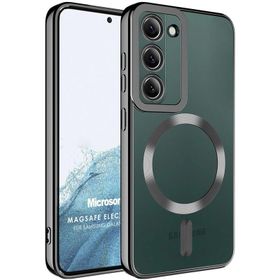 Microsonic Samsung Galaxy S23 Plus Magsafe Luxury Electroplate Cep Telefonu Kılıfı