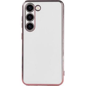 Microsonic Samsung Galaxy S23 Plus Olive Plated Beyaz Cep Telefonu Kılıfı