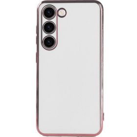 Microsonic Samsung Galaxy S23 Plus Olive Plated Beyaz Cep Telefonu Kılıfı