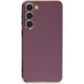 Microsonic Samsung Galaxy S23 Plus Olive Plated Lila Cep Telefonu Kılıfı