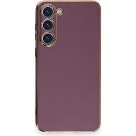 Microsonic Samsung Galaxy S23 Plus Olive Plated Lila Cep Telefonu Kılıfı