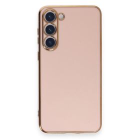 Microsonic Samsung Galaxy S23 Plus Olive Plated Rose Gold Cep Telefonu Kılıfı