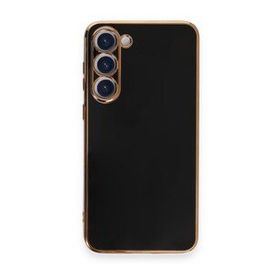 Microsonic Samsung Galaxy S23 Plus Olive Plated Siyah Cep Telefonu Kılıfı