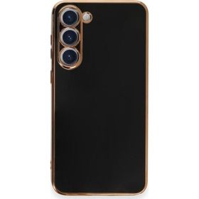 Microsonic Samsung Galaxy S23 Plus Olive Plated Siyah Cep Telefonu Kılıfı