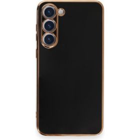 Microsonic Samsung Galaxy S23 Plus Olive Plated Siyah Cep Telefonu Kılıfı