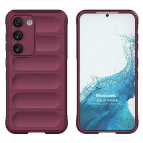 Microsonic Samsung Galaxy S23 Plus Oslo Prime Bordo Cep Telefonu Kılıfı