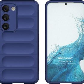 Microsonic Samsung Galaxy S23 Plus Oslo Prime Lacivert Cep Telefonu Kılıfı