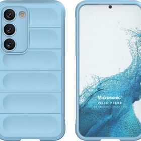 Microsonic Samsung Galaxy S23 Plus Oslo Prime Mavi Cep Telefonu Kılıfı