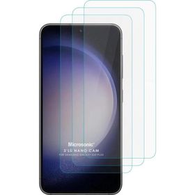 Microsonic Samsung Galaxy S23 Plus Screen Protector Nano Glass 3 Adet Cam Ekran Koruyucu