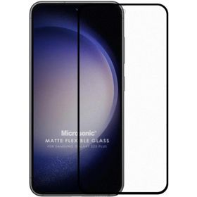 Microsonic Samsung Galaxy S23 Plus Seramik Matte Flexible Siyah Ekran Koruyucu