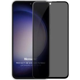 Microsonic Samsung Galaxy S23 Privacy 5D Gizlilik Filtreli Siyah Cam Ekran Koruyucu