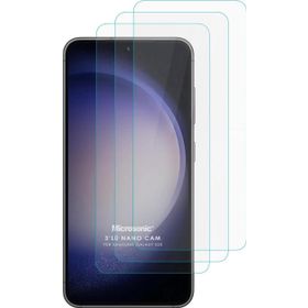 Microsonic Samsung Galaxy S23 Screen Protector Nano Glass 3 Adet Cam Ekran Koruyucu