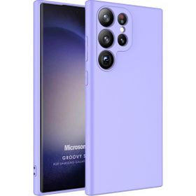 Microsonic Samsung Galaxy S23 Ultra Groovy Soft Lila Kılıf