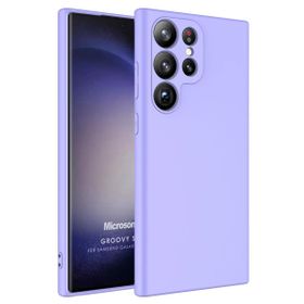 Microsonic Samsung Galaxy S23 Ultra Groovy Soft Lila Kılıf