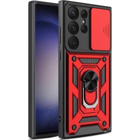 Microsonic Samsung Galaxy S23 Ultra Impact Resistant Kırmızı Cep Telefonu Kılıfı