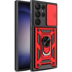 Microsonic Samsung Galaxy S23 Ultra Impact Resistant Kırmızı Cep Telefonu Kılıfı