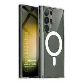 Microsonic Samsung Galaxy S23 Ultra MagSafe Clear Soft Şeffaf Cep Telefonu Kılıfı