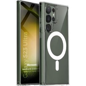 Microsonic Samsung Galaxy S23 Ultra MagSafe Clear Soft Şeffaf Cep Telefonu Kılıfı