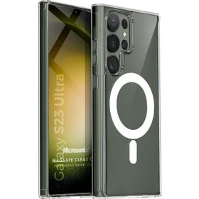 Microsonic Samsung Galaxy S23 Ultra MagSafe Clear Soft Şeffaf Cep Telefonu Kılıfı