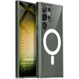 Microsonic Samsung Galaxy S23 Ultra MagSafe Clear Soft Şeffaf Cep Telefonu Kılıfı
