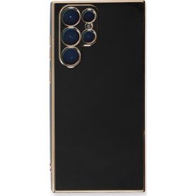 Microsonic Samsung Galaxy S23 Ultra Olive Plated Siyah Cep Telefonu Kılıfı