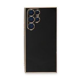 Microsonic Samsung Galaxy S23 Ultra Olive Plated Siyah Cep Telefonu Kılıfı